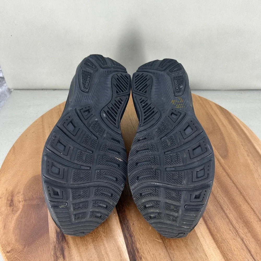 Brooks Ghost 17 Mens Running Shoes Black Black Ebony 1104421D020 Size 9 D